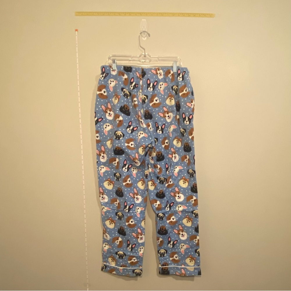 Dog print pajama bottoms